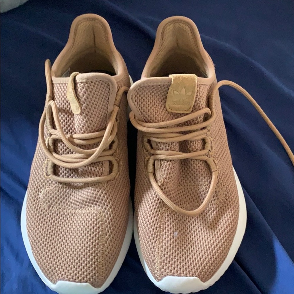 Like gold mesh Adidas running sneakers size 6.5Y